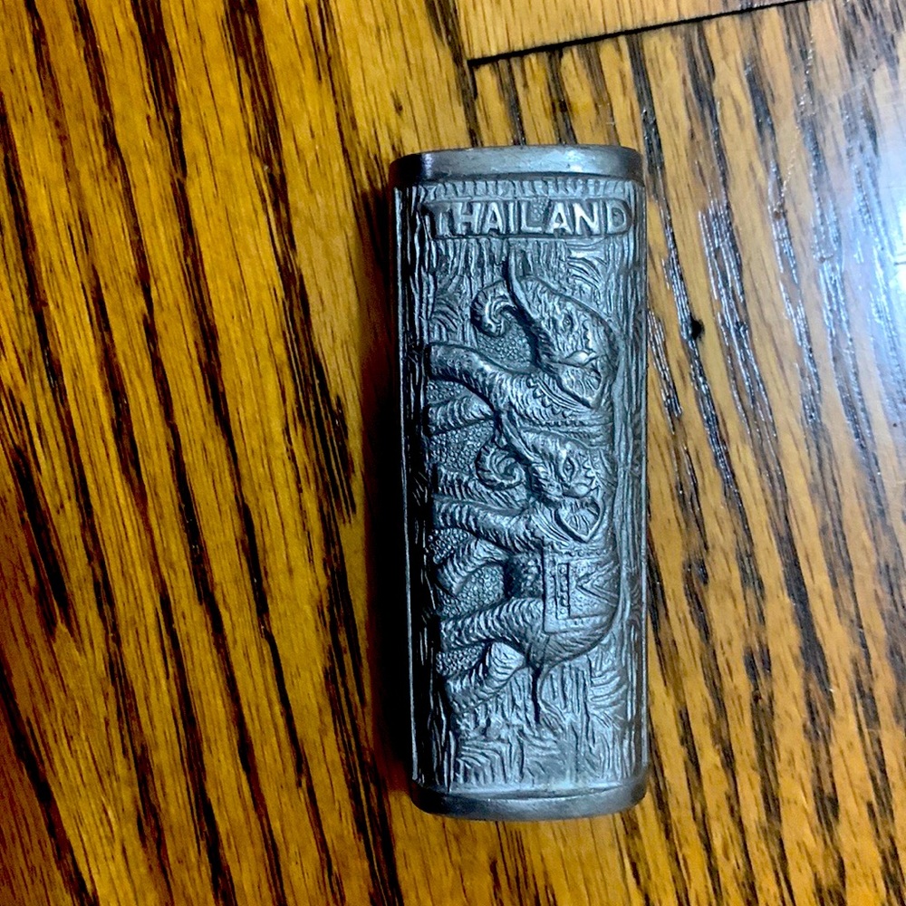 Cover for lighter, elephants, fighters, Thailand
